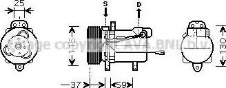 Ava Quality Cooling SZ K092 - Kompressori, ilmastointilaite inparts.fi