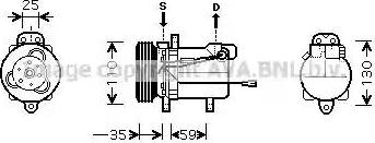 Ava Quality Cooling SZ K069 - Kompressori, ilmastointilaite inparts.fi