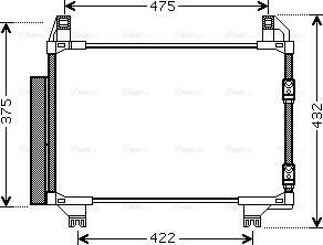 Ava Quality Cooling TOA5404D - Lauhdutin, ilmastointilaite inparts.fi