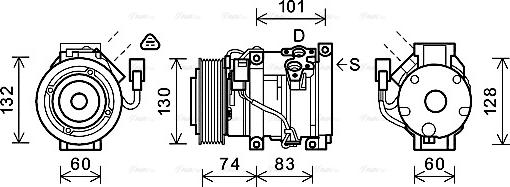 Ava Quality Cooling TOAK611 - Kompressori, ilmastointilaite inparts.fi