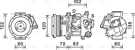 Ava Quality Cooling TOAK721 - Kompressori, ilmastointilaite inparts.fi