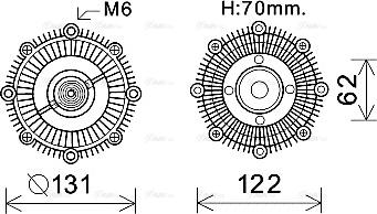 Ava Quality Cooling TO C592 - Kytkin, jäähdytystuuletin inparts.fi