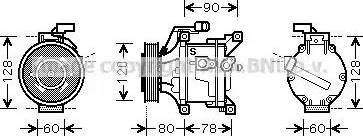 Ava Quality Cooling TO K447 - Kompressori, ilmastointilaite inparts.fi