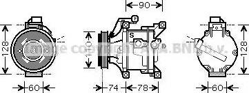 Ava Quality Cooling TO K452 - Kompressori, ilmastointilaite inparts.fi