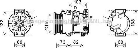 Ava Quality Cooling TOK685 - Kompressori, ilmastointilaite inparts.fi