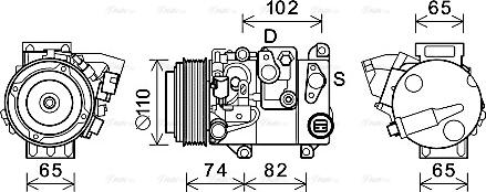 Ava Quality Cooling TOK682 - Kompressori, ilmastointilaite inparts.fi