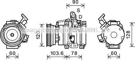 Ava Quality Cooling TOK631 - Kompressori, ilmastointilaite inparts.fi