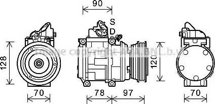 Ava Quality Cooling TOK632 - Kompressori, ilmastointilaite inparts.fi