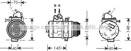 Ava Quality Cooling TOK003 - Kompressori, ilmastointilaite inparts.fi