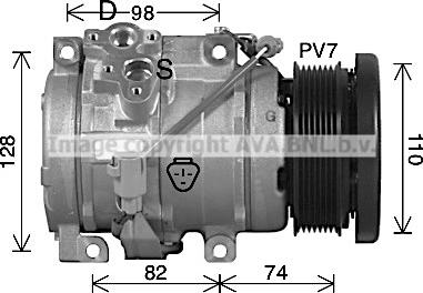 Ava Quality Cooling TOK768 - Kompressori, ilmastointilaite inparts.fi