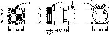 Ava Quality Cooling UVAK042 - Kompressori, ilmastointilaite inparts.fi