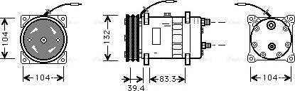 Ava Quality Cooling UVAK047 - Kompressori, ilmastointilaite inparts.fi