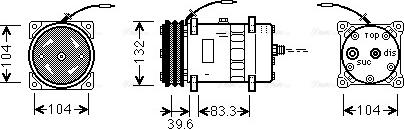 Ava Quality Cooling UVAK038 - Kompressori, ilmastointilaite inparts.fi