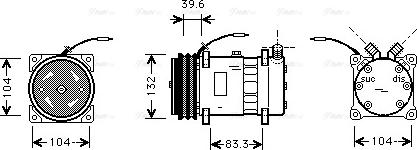 Ava Quality Cooling UVAK111 - Kompressori, ilmastointilaite inparts.fi