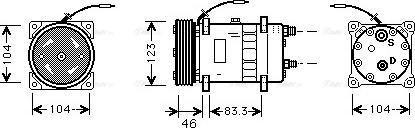 Ava Quality Cooling UVK049 - Kompressori, ilmastointilaite inparts.fi