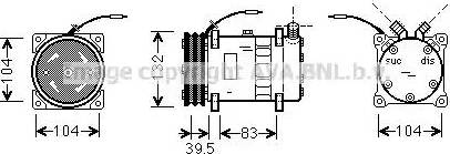 Ava Quality Cooling UVK034 - Kompressori, ilmastointilaite inparts.fi