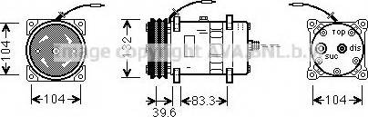 Ava Quality Cooling UVK038 - Kompressori, ilmastointilaite inparts.fi