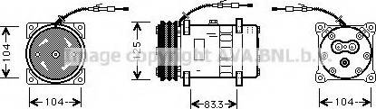 Ava Quality Cooling UVK107 - Kompressori, ilmastointilaite inparts.fi