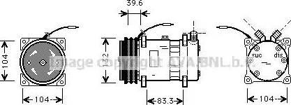 Ava Quality Cooling UVK111 - Kompressori, ilmastointilaite inparts.fi