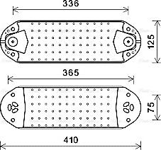 Ava Quality Cooling VL3076 - Moottoriöljyn jäähdytin inparts.fi