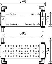 Ava Quality Cooling VL3073 - Moottoriöljyn jäähdytin inparts.fi