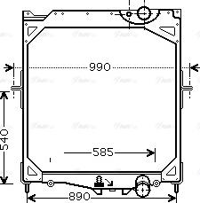 Ava Quality Cooling VL 2041 - Jäähdytin,moottorin jäähdytys inparts.fi