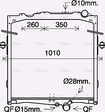 Ava Quality Cooling VL2084 - Jäähdytin,moottorin jäähdytys inparts.fi