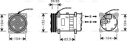 Ava Quality Cooling VLAK039 - Kompressori, ilmastointilaite inparts.fi