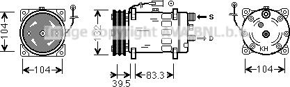 Ava Quality Cooling VLK080 - Kompressori, ilmastointilaite inparts.fi