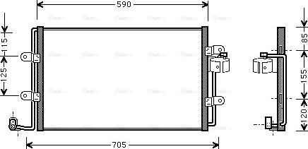 Ava Quality Cooling VN5176 - Lauhdutin, ilmastointilaite inparts.fi