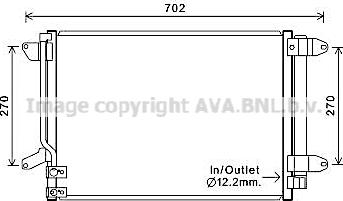 Ava Quality Cooling VW5330D - Lauhdutin, ilmastointilaite inparts.fi