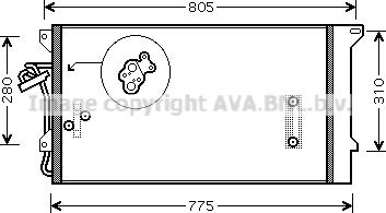 Ava Quality Cooling VN5244D - Lauhdutin, ilmastointilaite inparts.fi