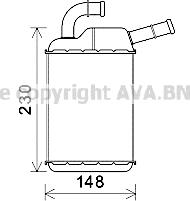 Ava Quality Cooling VN6355 - Lämmityslaitteen kenno inparts.fi