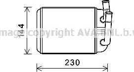 Ava Quality Cooling VN6381 - Lämmityslaitteen kenno inparts.fi