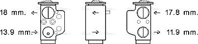 Ava Quality Cooling VN1367 - Paisuntaventtiili, ilmastointilaite inparts.fi