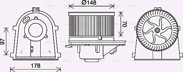 Ava Quality Cooling VN8408 - Sisätilapuhallin inparts.fi