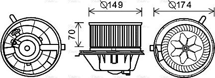 Ava Quality Cooling VN8342 - Sisätilapuhallin inparts.fi