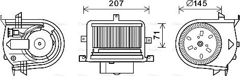 Ava Quality Cooling VN8350 - Sisätilapuhallin inparts.fi