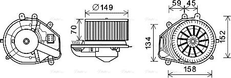 Ava Quality Cooling VN8353 - Sisätilapuhallin inparts.fi