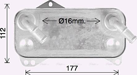 Ava Quality Cooling VN3419 - Öljynjäähdytin, autom. vaihteisto inparts.fi