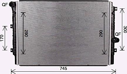 Ava Quality Cooling VN2414 - Jäähdytin,moottorin jäähdytys inparts.fi