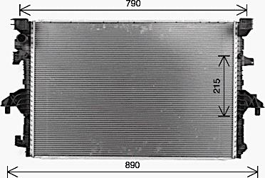 Ava Quality Cooling VN2436 - Jäähdytin,moottorin jäähdytys inparts.fi