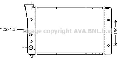 Ava Quality Cooling VN2123 - Jäähdytin,moottorin jäähdytys inparts.fi