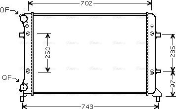 Ava Quality Cooling VN2205 - Jäähdytin,moottorin jäähdytys inparts.fi