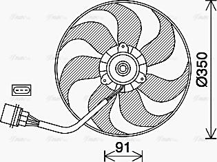 Ava Quality Cooling VN7540 - Tuuletin, moottorin jäähdytys inparts.fi