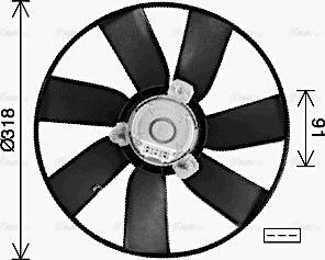 Ava Quality Cooling VN7550 - Tuuletin, moottorin jäähdytys inparts.fi