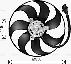 Ava Quality Cooling VN7553 - Tuuletin, moottorin jäähdytys inparts.fi