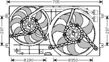 Ava Quality Cooling VN7503 - Tuuletin, moottorin jäähdytys inparts.fi