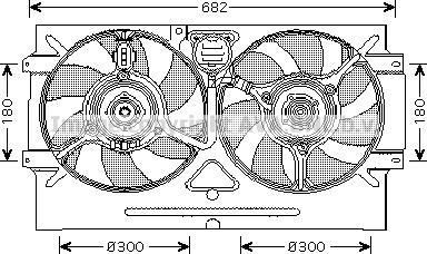 Ava Quality Cooling VN7518 - Tuuletin, moottorin jäähdytys inparts.fi