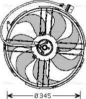 Ava Quality Cooling VN7512 - Tuuletin, moottorin jäähdytys inparts.fi